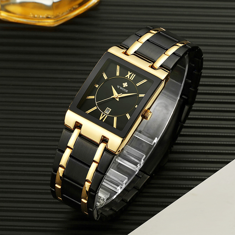 WWOOR Brand Luxury Gold Bracel - Men Accessories For Wrist ulasan dan harga