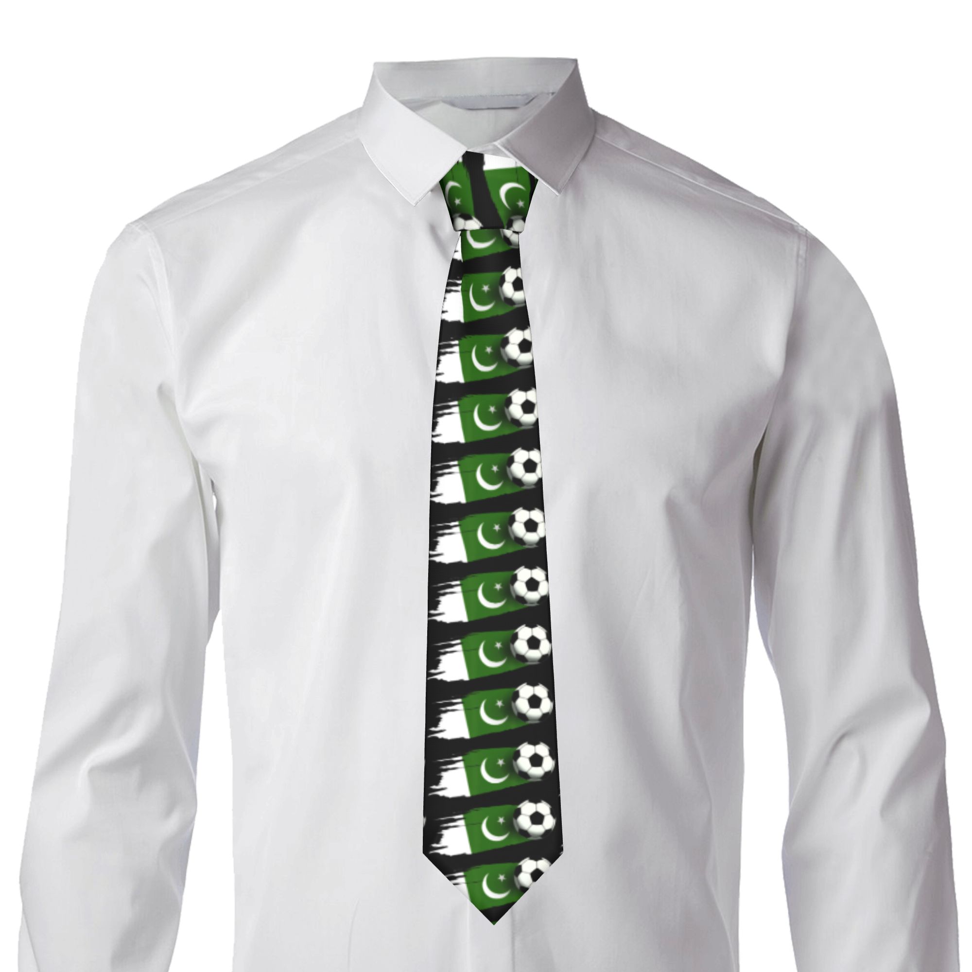 Mens Tie Pakistan Flag Pakista - Men Accessories In Pakistan ulasan dan harga
